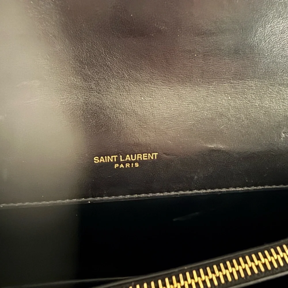 Saint Laurent Gaby Black Quilted Leather Shoulder Bag - Picture 12 of 16